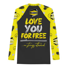 Load image into Gallery viewer, Lemon Milk PBW Grey/Yellow Men&#39;s Rash Guard
