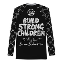Load image into Gallery viewer, Build Strong Children PBK Men&#39;s Rash Guard
