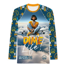 Load image into Gallery viewer, Dime Life Sky-High PSA Men&#39;s Rash Guard
