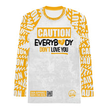 Load image into Gallery viewer, Caution Light PBS (Yellow) Men&#39;s Rash Guard
