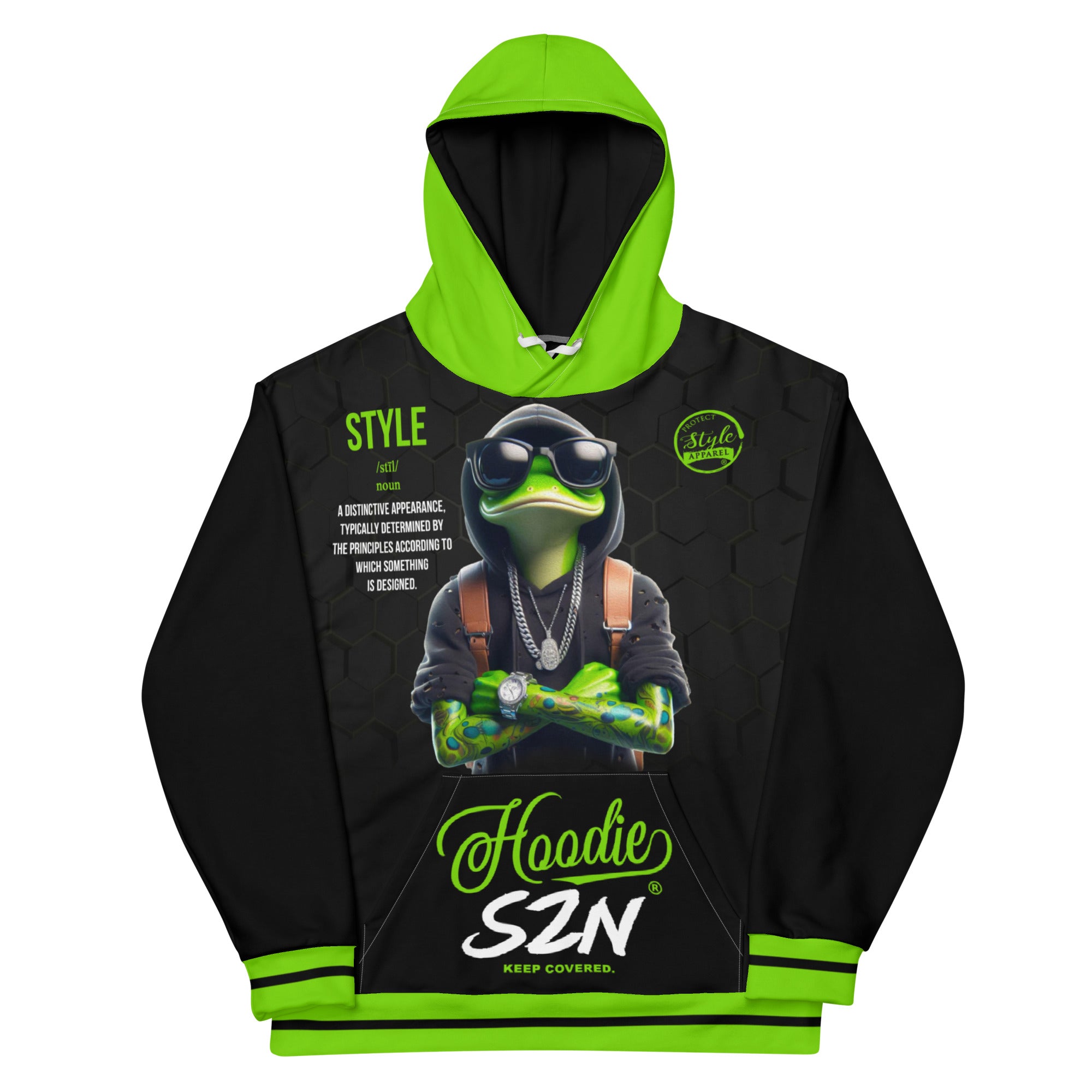Hoodie SZN Slime Green Frog Unisex Hoodie