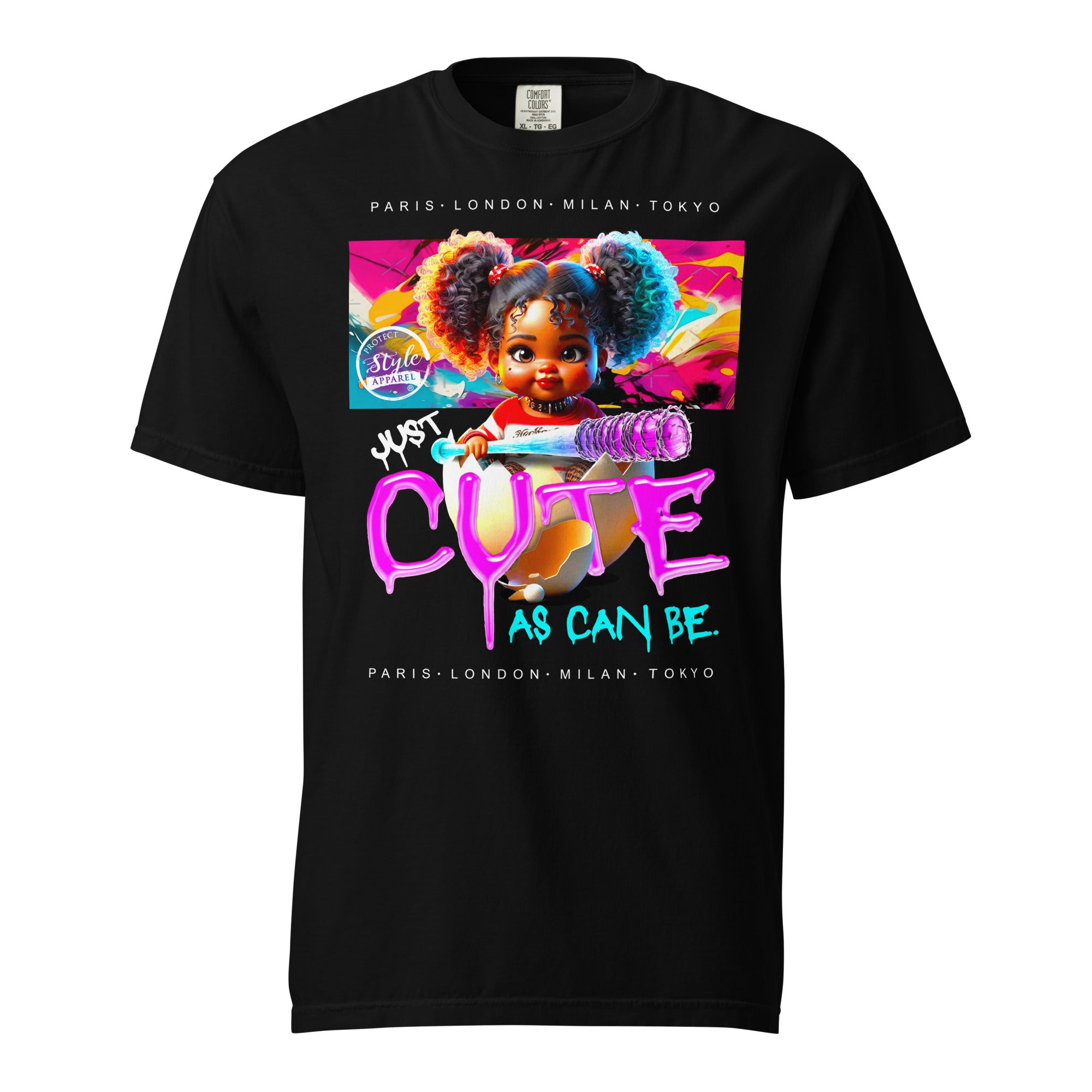 Just Cute Unisex garment-dyed heavyweight t-shirt