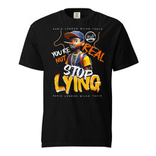 Load image into Gallery viewer, Stop Lying Unisex garment-dyed heavyweight t-shirt
