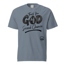 Load image into Gallery viewer, Thank You God (Black) Unisex garment-dyed heavyweight t-shirt
