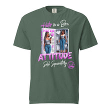 Load image into Gallery viewer, Hater in a Box (Pink) Unisex garment-dyed heavyweight t-shirt
