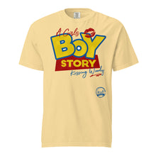 Load image into Gallery viewer, A Girls Boy Story (Light) Unisex garment-dyed heavyweight t-shirt
