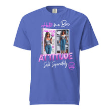 Load image into Gallery viewer, Hater in a Box (Pink) Unisex garment-dyed heavyweight t-shirt
