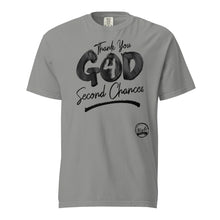 Load image into Gallery viewer, Thank You God (Black) Unisex garment-dyed heavyweight t-shirt
