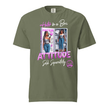 Load image into Gallery viewer, Hater in a Box (Pink) Unisex garment-dyed heavyweight t-shirt
