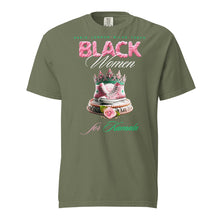 Load image into Gallery viewer, Black Women for Kamala Unisex garment-dyed heavyweight t-shirt

