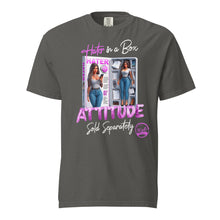 Load image into Gallery viewer, Hater in a Box (Pink) Unisex garment-dyed heavyweight t-shirt
