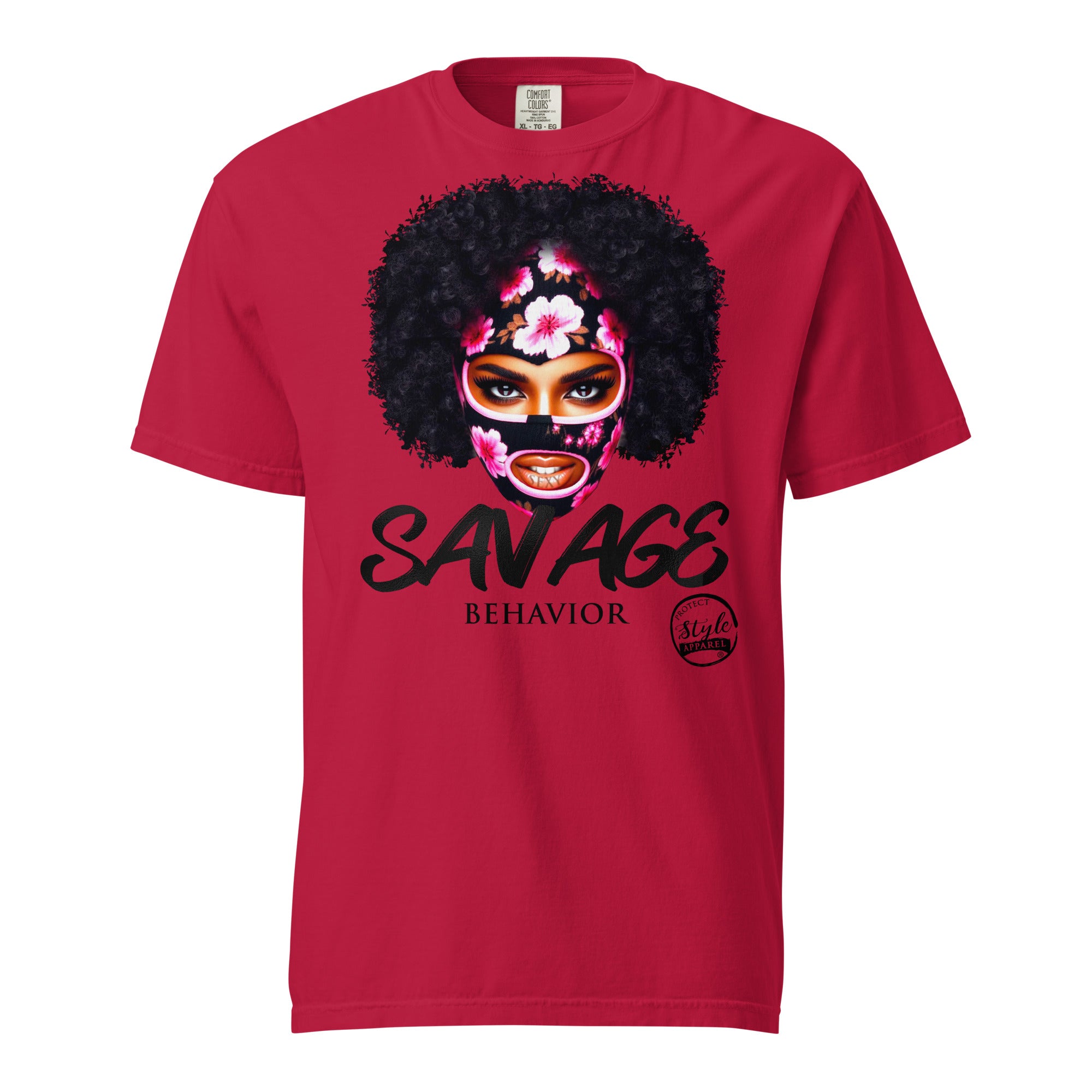 Savage Behavior (Black Letter) Unisex garment-dyed heavyweight t-shirt