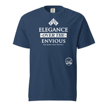 Load image into Gallery viewer, Elegance Over the Envious (White) Unisex garment-dyed heavyweight t-shirt
