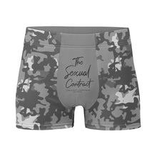 Load image into Gallery viewer, The Sexual Contract Gray Camo Boxer Briefs
