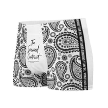 Load image into Gallery viewer, The Sexual Contract Paisley White Boxer Briefs
