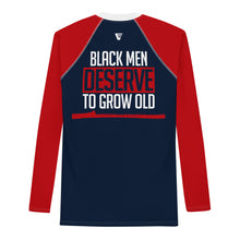 Load image into Gallery viewer, Black Men Logo 2 Beard Cult Men&#39;s Rash Guard
