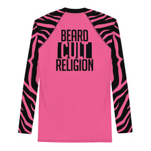 Load image into Gallery viewer, Bengals Pink Black Out Beard Cult Men&#39;s Rash Guard
