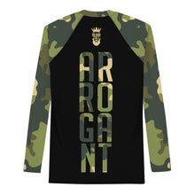 Load image into Gallery viewer, Arrogant Beardcult Behavior Men&#39;s Rash Guard
