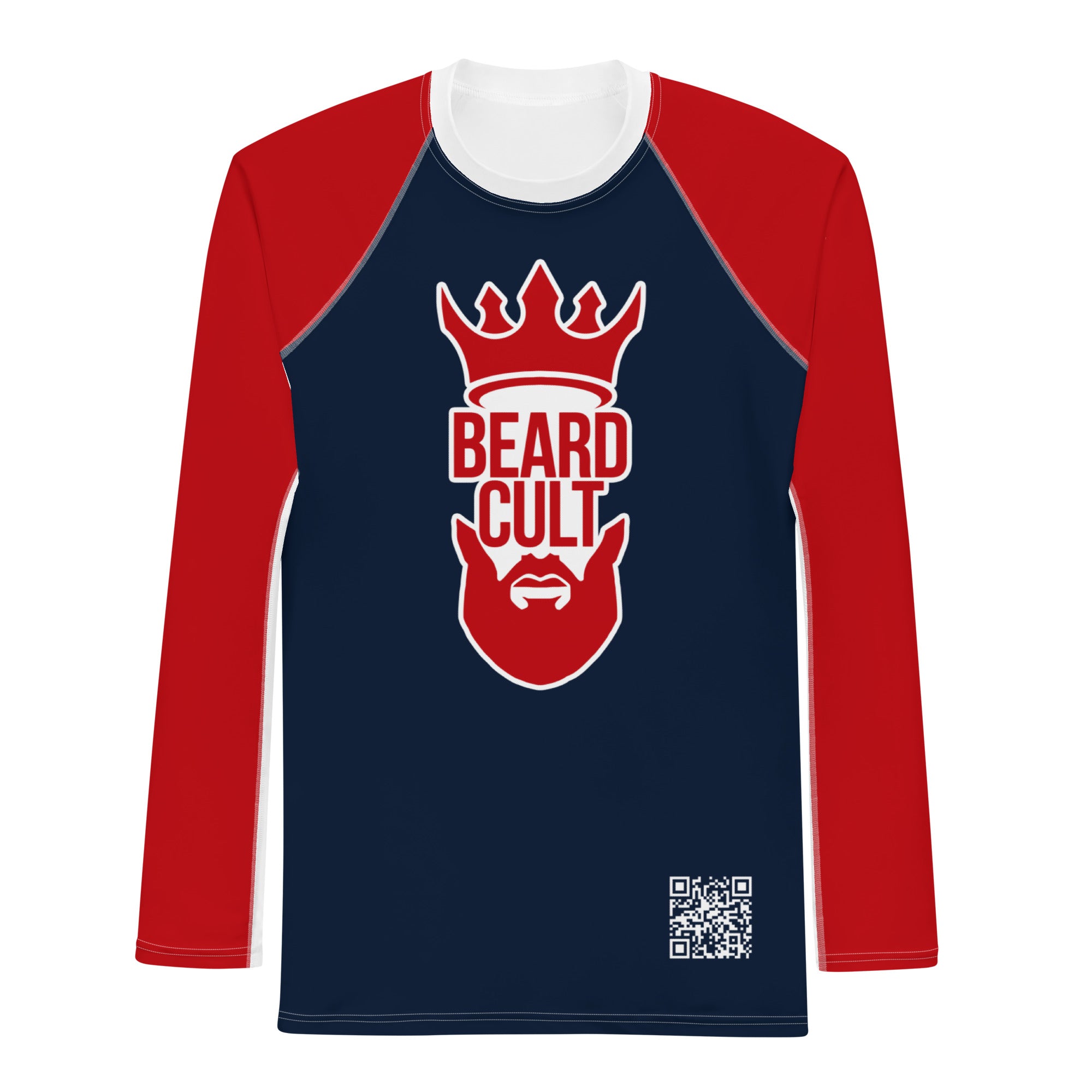Black Men Logo 2 Beard Cult Men's Rash Guard
